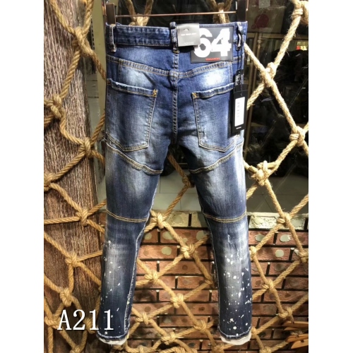 Cheap Dsquared Jeans For Men #433875 Replica Wholesale [$64.00 USD] [ITEM#433875] on Replica Dsquared Jeans