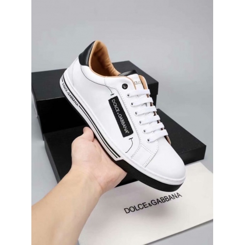 Cheap Dolce &amp; Gabbana Casual Shoes For Men #434801 Replica Wholesale [$80.00 USD] [ITEM#434801] on Replica Dolce &amp; Gabbana D&amp;G Casual Shoes