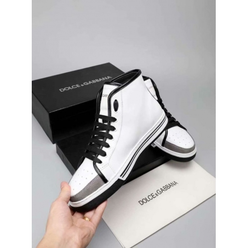 Cheap Dolce &amp; Gabbana High Tops Shoes For Men #434835 Replica Wholesale [$88.50 USD] [ITEM#434835] on Replica D&amp;G High Top Shoes