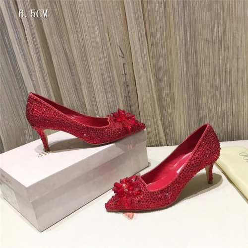 Cheap Jimmy Choo High-Heeled Shoes For Women #436558 Replica Wholesale [$91.00 USD] [ITEM#436558] on Replica Jimmy Choo High-Heeled Shoes