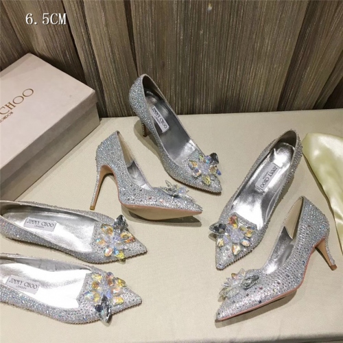 Cheap Jimmy Choo High-Heeled Shoes For Women #436567 Replica Wholesale [$91.00 USD] [ITEM#436567] on Replica Jimmy Choo High-Heeled Shoes