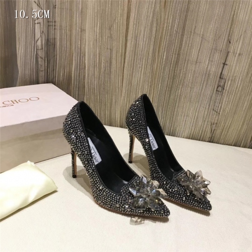 Cheap Jimmy Choo High-Heeled Shoes For Women #436569 Replica Wholesale [$91.00 USD] [ITEM#436569] on Replica Jimmy Choo High-Heeled Shoes