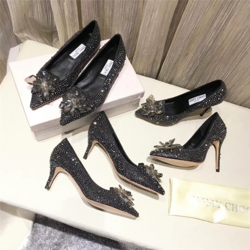 Cheap Jimmy Choo Flat Shoes For Women #436597 Replica Wholesale [$91.00 USD] [ITEM#436597] on Replica Jimmy Choo Fashion Shoes