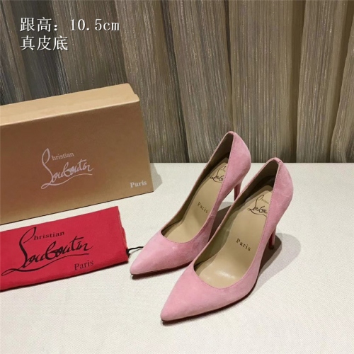 Cheap Christian Louboutin CL High-heeled Shoes For Women #436643 Replica Wholesale [$82.50 USD] [ITEM#436643] on Replica Christian Louboutin High-heeled shoes