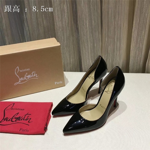 Cheap Christian Louboutin CL High-heeled Shoes For Women #436656 Replica Wholesale [$82.50 USD] [ITEM#436656] on Replica Christian Louboutin High-heeled shoes
