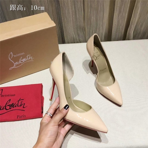 Cheap Christian Louboutin CL High-heeled Shoes For Women #436670 Replica Wholesale [$82.50 USD] [ITEM#436670] on Replica Christian Louboutin High-heeled shoes
