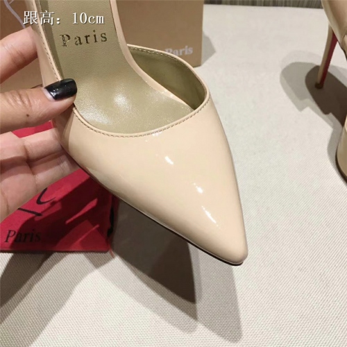 Cheap Christian Louboutin CL High-heeled Shoes For Women #436670 Replica Wholesale [$82.50 USD] [ITEM#436670] on Replica Christian Louboutin High-heeled shoes