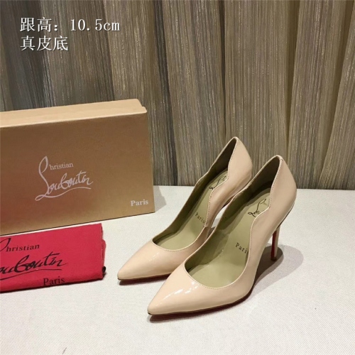 Cheap Christian Louboutin CL High-heeled Shoes For Women #436688 Replica Wholesale [$82.50 USD] [ITEM#436688] on Replica Christian Louboutin High-heeled shoes