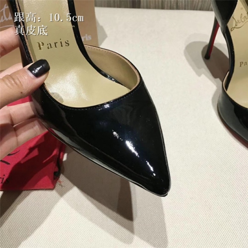 Cheap Christian Louboutin CL High-heeled Shoes For Women #436689 Replica Wholesale [$82.50 USD] [ITEM#436689] on Replica Christian Louboutin High-heeled shoes