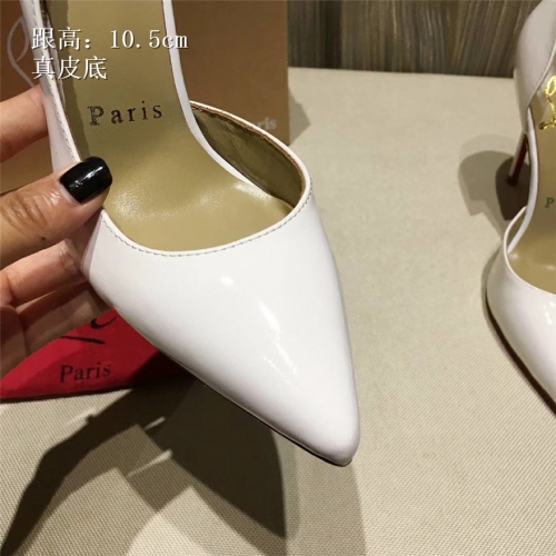 Cheap Christian Louboutin CL High-heeled Shoes For Women #436703 Replica Wholesale [$82.50 USD] [ITEM#436703] on Replica Christian Louboutin High-heeled shoes