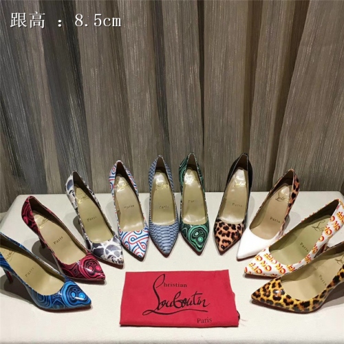 Cheap Christian Louboutin CL High-heeled Shoes For Women #436717 Replica Wholesale [$87.00 USD] [ITEM#436717] on Replica Christian Louboutin High-heeled shoes