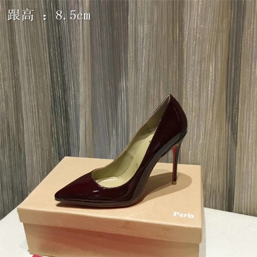 Cheap Christian Louboutin CL High-heeled Shoes For Women #436758 Replica Wholesale [$87.00 USD] [ITEM#436758] on Replica Christian Louboutin High-heeled shoes