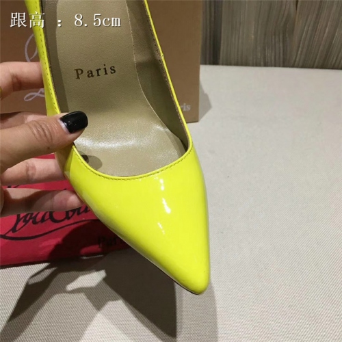 Cheap Christian Louboutin CL High-heeled Shoes For Women #436763 Replica Wholesale [$87.00 USD] [ITEM#436763] on Replica Christian Louboutin High-heeled shoes
