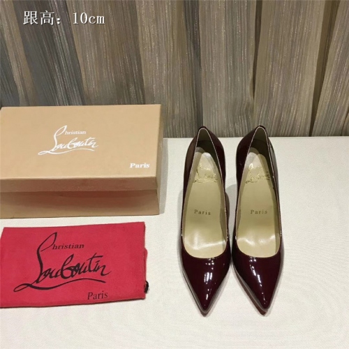 Cheap Christian Louboutin CL High-heeled Shoes For Women #436774 Replica Wholesale [$87.00 USD] [ITEM#436774] on Replica Christian Louboutin High-heeled shoes
