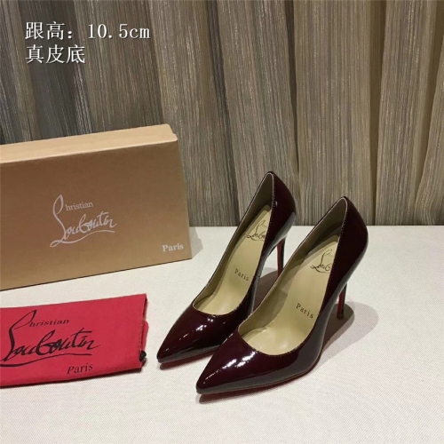 Cheap Christian Louboutin CL High-heeled Shoes For Women #436791 Replica Wholesale [$87.00 USD] [ITEM#436791] on Replica Christian Louboutin High-heeled shoes