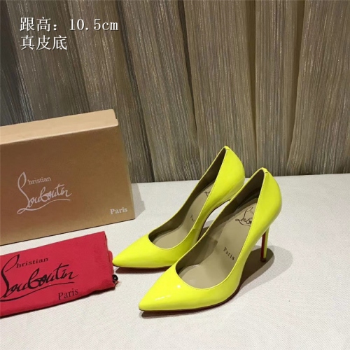 Cheap Christian Louboutin CL High-heeled Shoes For Women #436796 Replica Wholesale [$87.00 USD] [ITEM#436796] on Replica Christian Louboutin High-heeled shoes