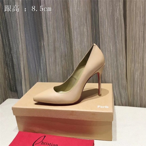 Cheap Christian Louboutin CL High-heeled Shoes For Women #436800 Replica Wholesale [$87.00 USD] [ITEM#436800] on Replica Christian Louboutin High-heeled shoes