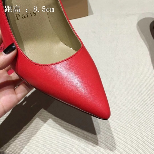 Cheap Christian Louboutin CL High-heeled Shoes For Women #436801 Replica Wholesale [$87.00 USD] [ITEM#436801] on Replica Christian Louboutin High-heeled shoes