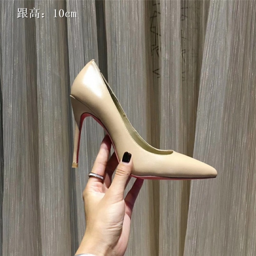 Cheap Christian Louboutin CL High-heeled Shoes For Women #436805 Replica Wholesale [$87.00 USD] [ITEM#436805] on Replica Christian Louboutin High-heeled shoes