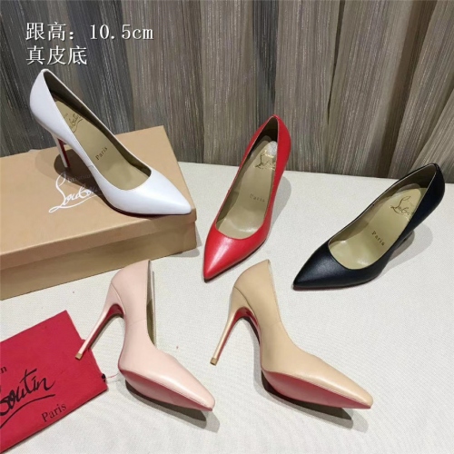 Cheap Christian Louboutin CL High-heeled Shoes For Women #436809 Replica Wholesale [$87.00 USD] [ITEM#436809] on Replica Christian Louboutin High-heeled shoes
