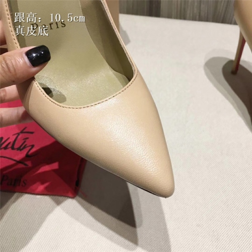 Cheap Christian Louboutin CL High-heeled Shoes For Women #436810 Replica Wholesale [$87.00 USD] [ITEM#436810] on Replica Christian Louboutin High-heeled shoes