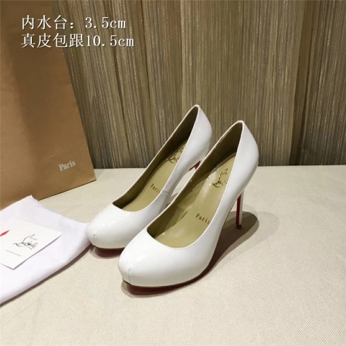 Cheap Christian Louboutin CL High-heeled Shoes For Women #436817 Replica Wholesale [$84.00 USD] [ITEM#436817] on Replica Christian Louboutin High-heeled shoes