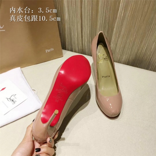 Cheap Christian Louboutin CL High-heeled Shoes For Women #436819 Replica Wholesale [$84.00 USD] [ITEM#436819] on Replica Christian Louboutin High-heeled shoes