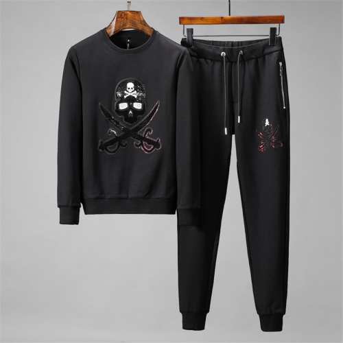 Cheap Philipp Plein PP Tracksuits Long Sleeved For Men #440275 Replica Wholesale [$77.00 USD] [ITEM#440275] on Replica Philipp Plein PP Tracksuits