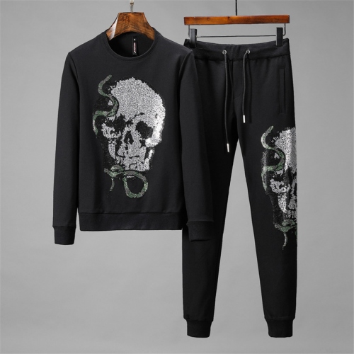 Cheap Philipp Plein PP Tracksuits Long Sleeved For Men #440279 Replica Wholesale [$77.00 USD] [ITEM#440279] on Replica Philipp Plein PP Tracksuits