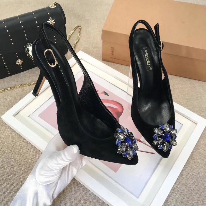 Cheap Dolce & Gabbana D&G High-Heeled Shoes For Women #432480 Replica ...