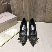 Cheap Jimmy Choo High-Heeled Shoes For Women #436557 Replica Wholesale [$91.00 USD] [ITEM#436557] on Replica Jimmy Choo High-Heeled Shoes