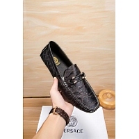 Cheap Versace Leather Shoes For Men #441843 Replica Wholesale [$80.60 USD] [ITEM#441843] on Replica Versace Leather Shoes