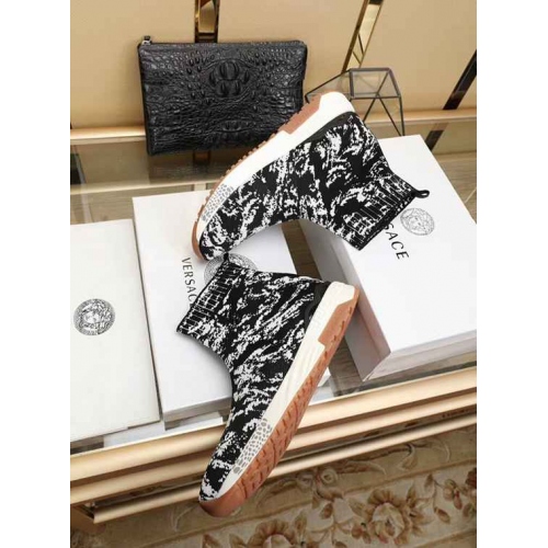 Cheap Versace Boots For Men #442844 Replica Wholesale [$86.50 USD] [ITEM#442844] on Replica Versace Boots