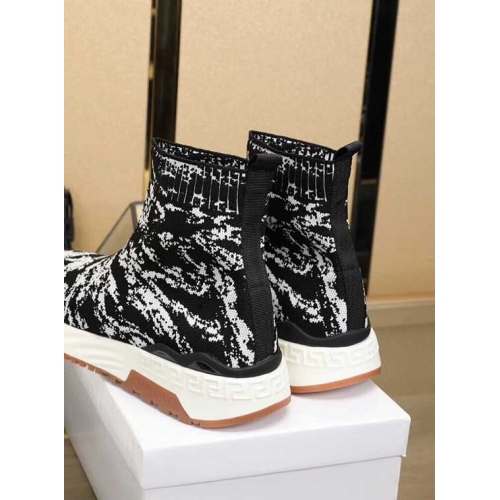 Cheap Versace Boots For Men #442844 Replica Wholesale [$86.50 USD] [ITEM#442844] on Replica Versace Boots