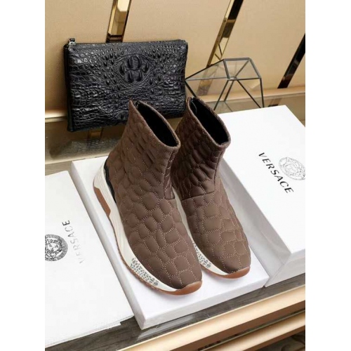 Cheap Versace Boots For Men #442865 Replica Wholesale [$86.50 USD] [ITEM#442865] on Replica Versace Boots