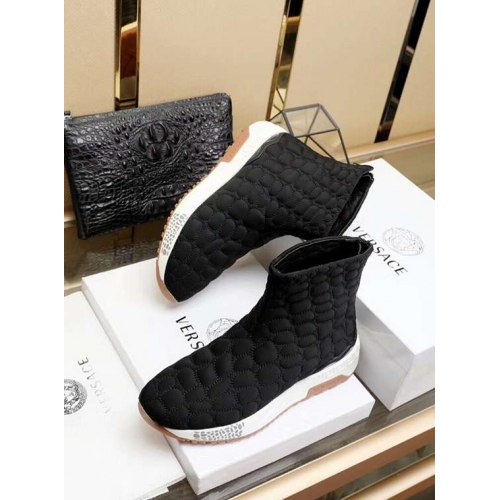 Cheap Versace Boots For Men #442867 Replica Wholesale [$86.50 USD] [ITEM#442867] on Replica Versace Boots