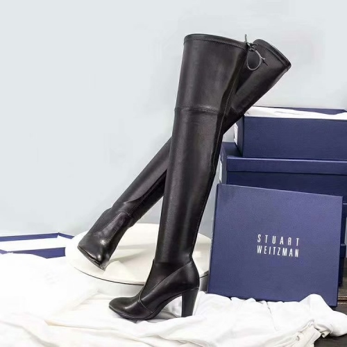 Cheap Stuart Weitzman Boots For Women #443028 Replica Wholesale [$85.00 USD] [ITEM#443028] on Replica Stuart Weitzman Boots