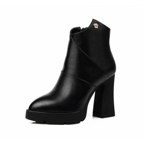 Cheap Versace Boots For Women #443035 Replica Wholesale [$85.00 USD] [ITEM#443035] on Replica Versace Boots