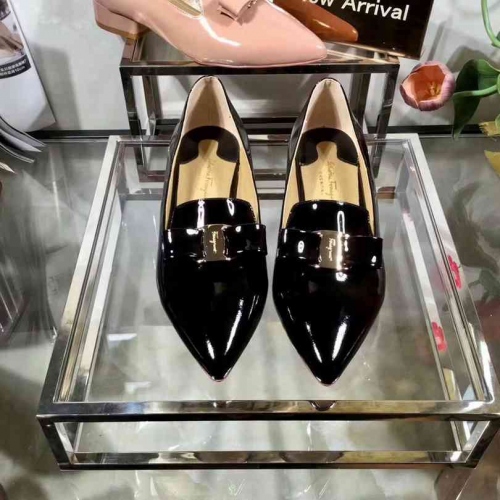 Cheap Salvatore Ferragamo Shoes For Women #444185 Replica Wholesale [$78.00 USD] [ITEM#444185] on Replica Salvatore Ferragamo Casual Shoes