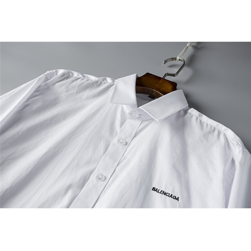 Cheap Balenciaga Shirts Long Sleeved For Men #444285 Replica Wholesale [$38.00 USD] [ITEM#444285] on Replica Balenciaga Shirts