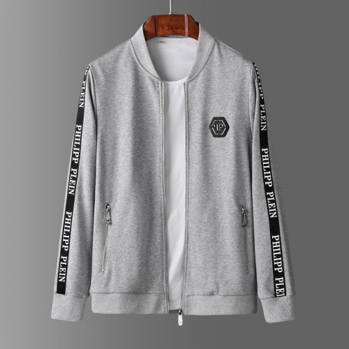 Cheap Philipp Plein Tracksuits Long Sleeved For Men #446620 Replica Wholesale [$90.50 USD] [ITEM#446620] on Replica Philipp Plein PP Tracksuits