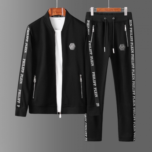 Cheap Philipp Plein Tracksuits Long Sleeved For Men #446621 Replica Wholesale [$90.50 USD] [ITEM#446621] on Replica Philipp Plein PP Tracksuits