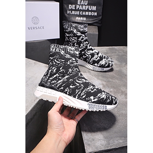 Cheap Versace Fashion Boots For Men #446824 Replica Wholesale [$85.00 USD] [ITEM#446824] on Replica Versace Boots