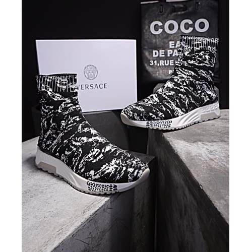 Cheap Versace Fashion Boots For Men #446824 Replica Wholesale [$85.00 USD] [ITEM#446824] on Replica Versace Boots