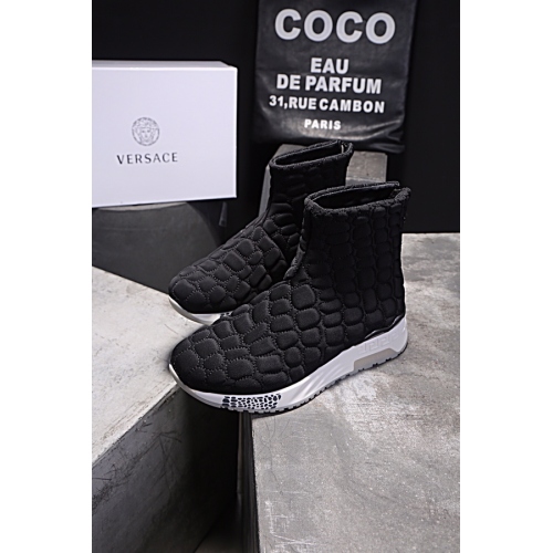 Cheap Versace Fashion Boots For Men #446828 Replica Wholesale [$85.00 USD] [ITEM#446828] on Replica Versace Boots
