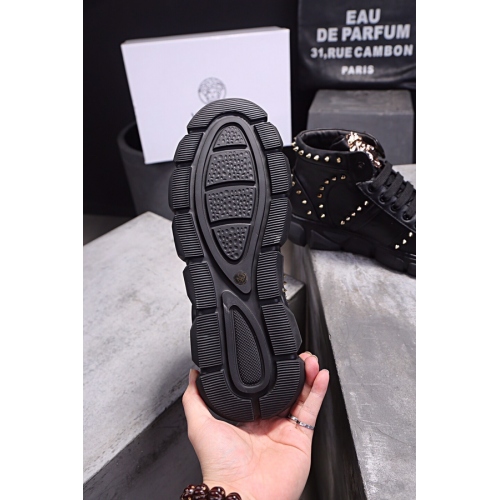Cheap Versace High Tops Shoes For Men #446922 Replica Wholesale [$88.00 USD] [ITEM#446922] on Replica Versace High Tops Shoes