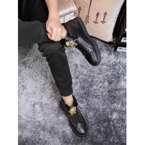 Cheap Versace High Tops Shoes For Men #447626 Replica Wholesale [$82.00 USD] [ITEM#447626] on Replica Versace High Tops Shoes