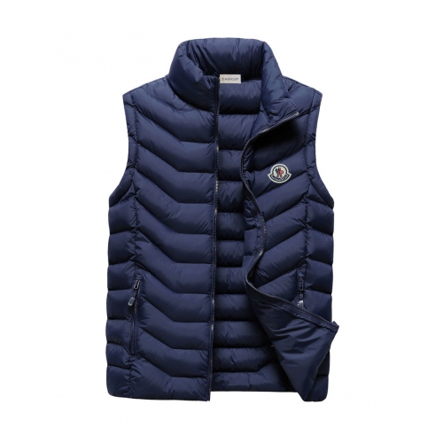 Cheap Moncler Down Coats Sleeveless For Men #448042 Replica Wholesale [$60.00 USD] [ITEM#448042] on Replica Moncler Down Feather Coat