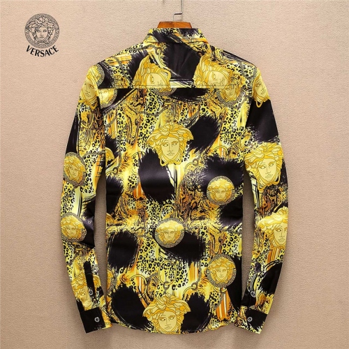 Cheap Versace Shirts Long Sleeved For Men #448753 Replica Wholesale [$41.00 USD] [ITEM#448753] on Replica Versace Shirts
