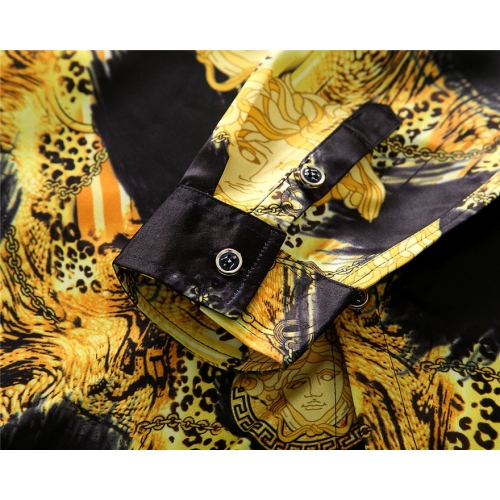 Cheap Versace Shirts Long Sleeved For Men #448753 Replica Wholesale [$41.00 USD] [ITEM#448753] on Replica Versace Shirts